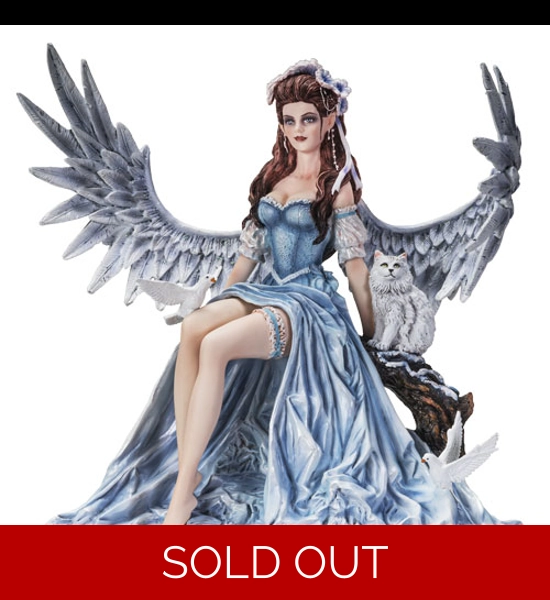 Winter Angel Resin Statue